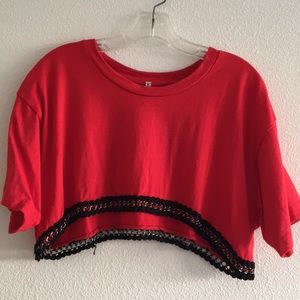 Cropped LF t shirt
